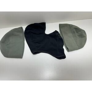 Polartec Skull Cap Beanie Microfleece & Balaclava Face Mask Tactical Lot Of 3